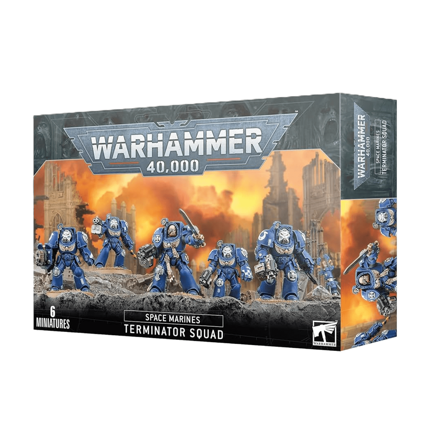 Pack de miniaturas "Warhammer 40000: Space Marines: Terminator Squad"
