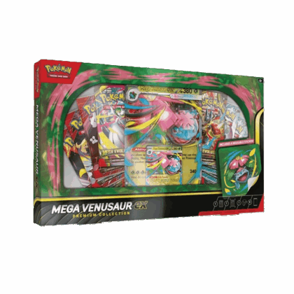 Pack especial "Pokémon TCG: Mega Venusaur ex Premium Collection"