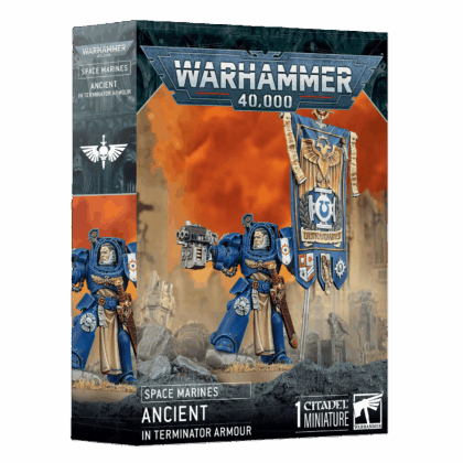 Pack de miniaturas "Warhammer 40000: Space Marines: Ancient in Terminator Armour"