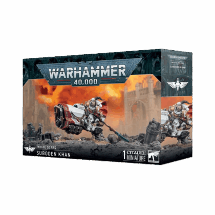 Pack de miniaturas "Warhammer 40000: White Scars: Suboden Khan"