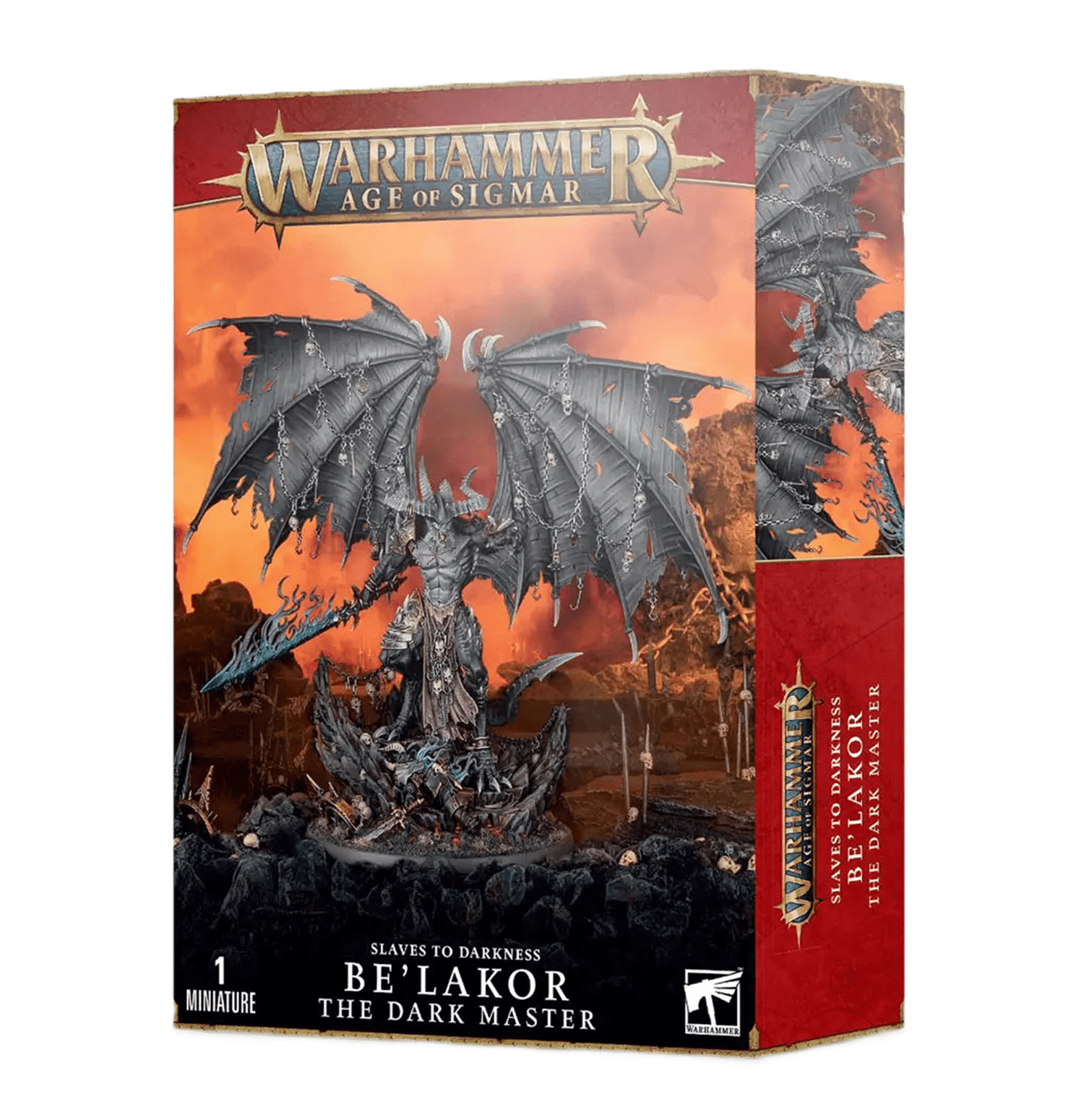 Pack de miniaturas "Age Of Sigmar: Slaves to Darkness: Be'Lakor, the Dark Master"