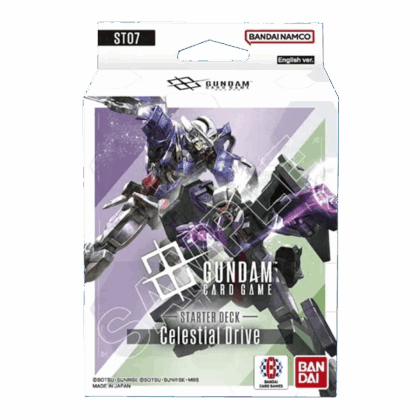 Mazo de cartas "Gundam Card Game: Starter Deck [ST07]: Celestial Drive"