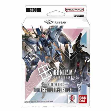 Mazo de cartas "Gundam Card Game: Starter Deck [ST08]: Flash of Radiance"