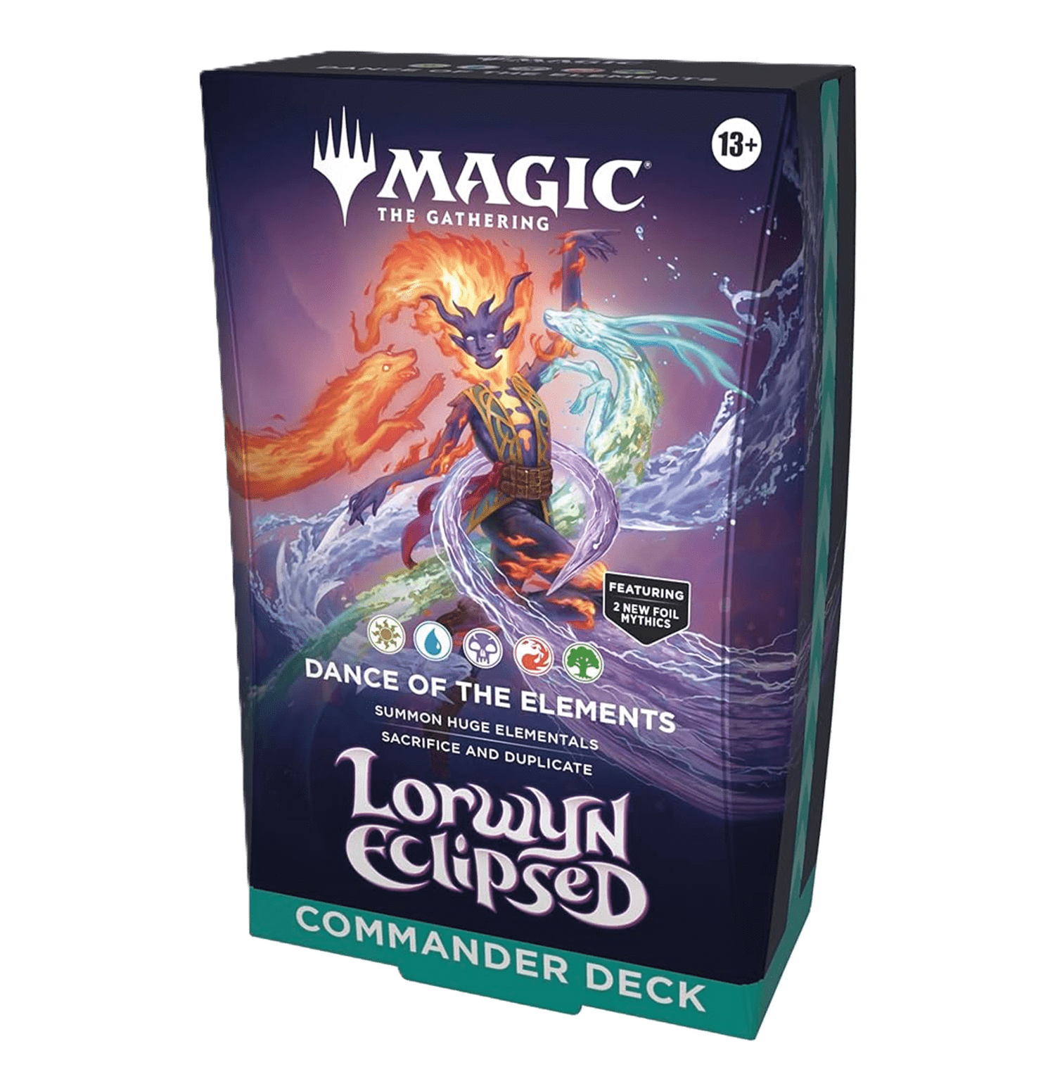 Mazo de cartas "MTG Magic: Lorwyn Eclipsed - Commander Deck: Dance of The Elements"