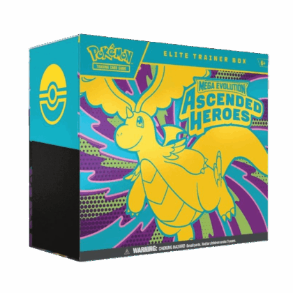 Caja especial con sobres y accesorios "Pokémon TCG: Mega Evolution: Ascended Heroes - Elite Trainer Box"