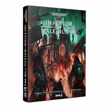 Libro Manual para Juego de rol "Warhammer 40,000 Imperium Maledictum - Reglas Básicas"