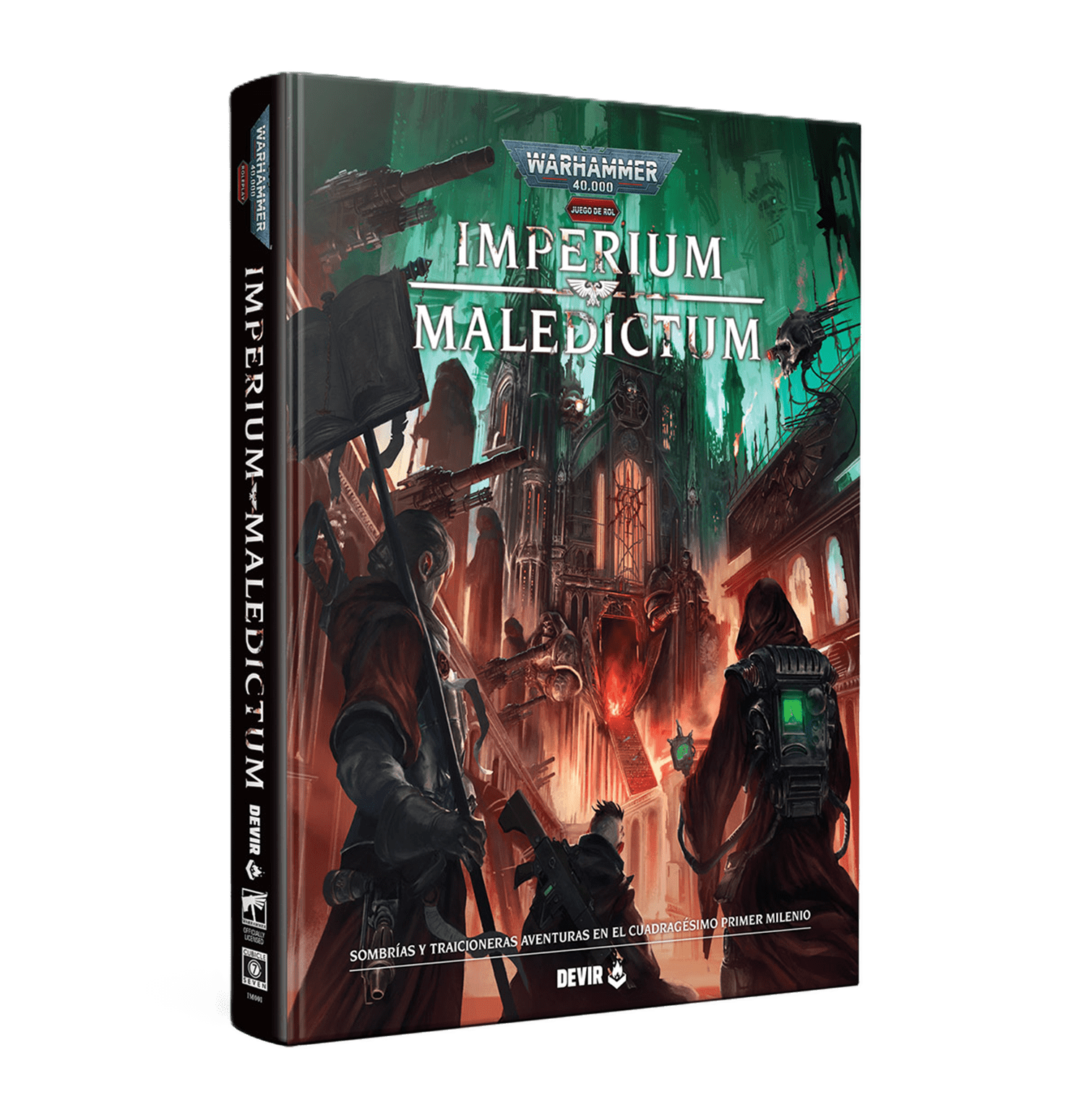 Libro Manual para Juego de rol "Warhammer 40,000 Imperium Maledictum - Reglas Básicas"