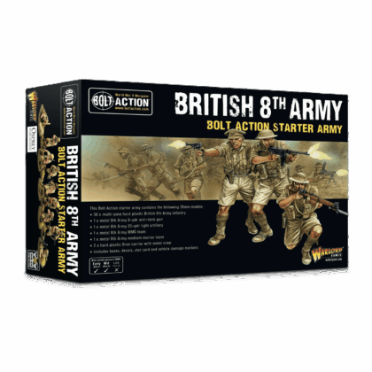 Pack de Miniaturas "Bolt Action: British 8th Army Starter Army"