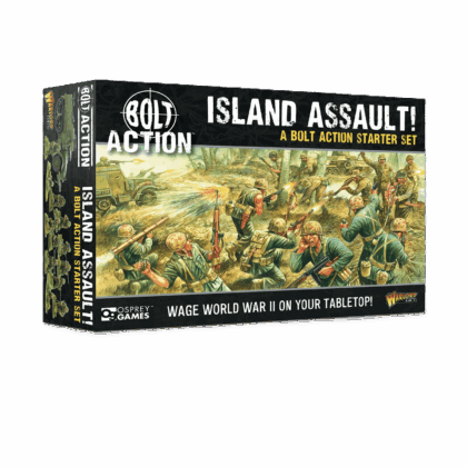 Pack de miniaturas "Bolt Action: 3 Island Assault! Starter Set (2026)"