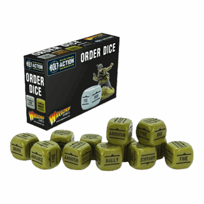 Pack de dados "Bolt Action: Orders Dice Pack - Green"
