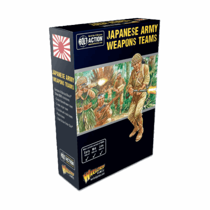 Pack de miniaturas "Bolt Action: Japanese Army Weapons Teams"