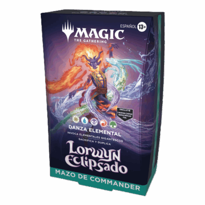 Mazo de cartas para commander "MTG Magic: Lorwyn Eclipsado - Mazo de Commander: Danza Elemental"