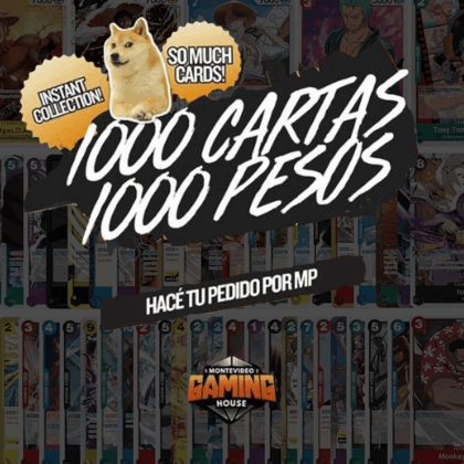 Pack especial "One Piece: Pack 1000 cartas"