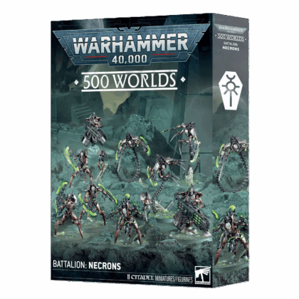 Pack de miniaturas "Warhammer 40000: 500 Worlds Battalion: Necrons"