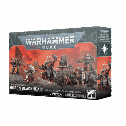 Pack de miniaturas "Warhammer 40000: Chaos Space Marines: Huron Blackheart"