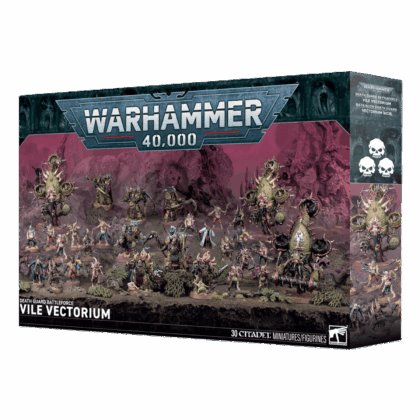 Pack de miniaturas "Warhammer 40000: Death Guard Battleforce: Vile Vectorium"
