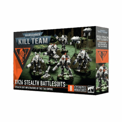 Pack de miniaturas "Warhammer 40000: Kill Team - XV26 Stealth Battlesuits"