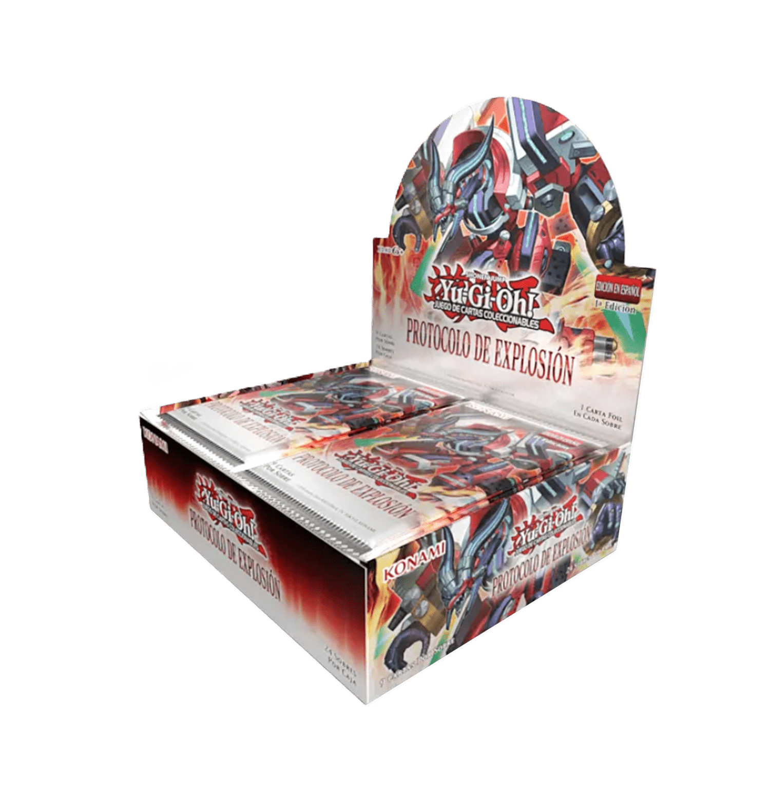 Caja de sobres de cartas "Yu-Gi-Oh! Protocolo de Explosión - Caja de Sobre de cartas"