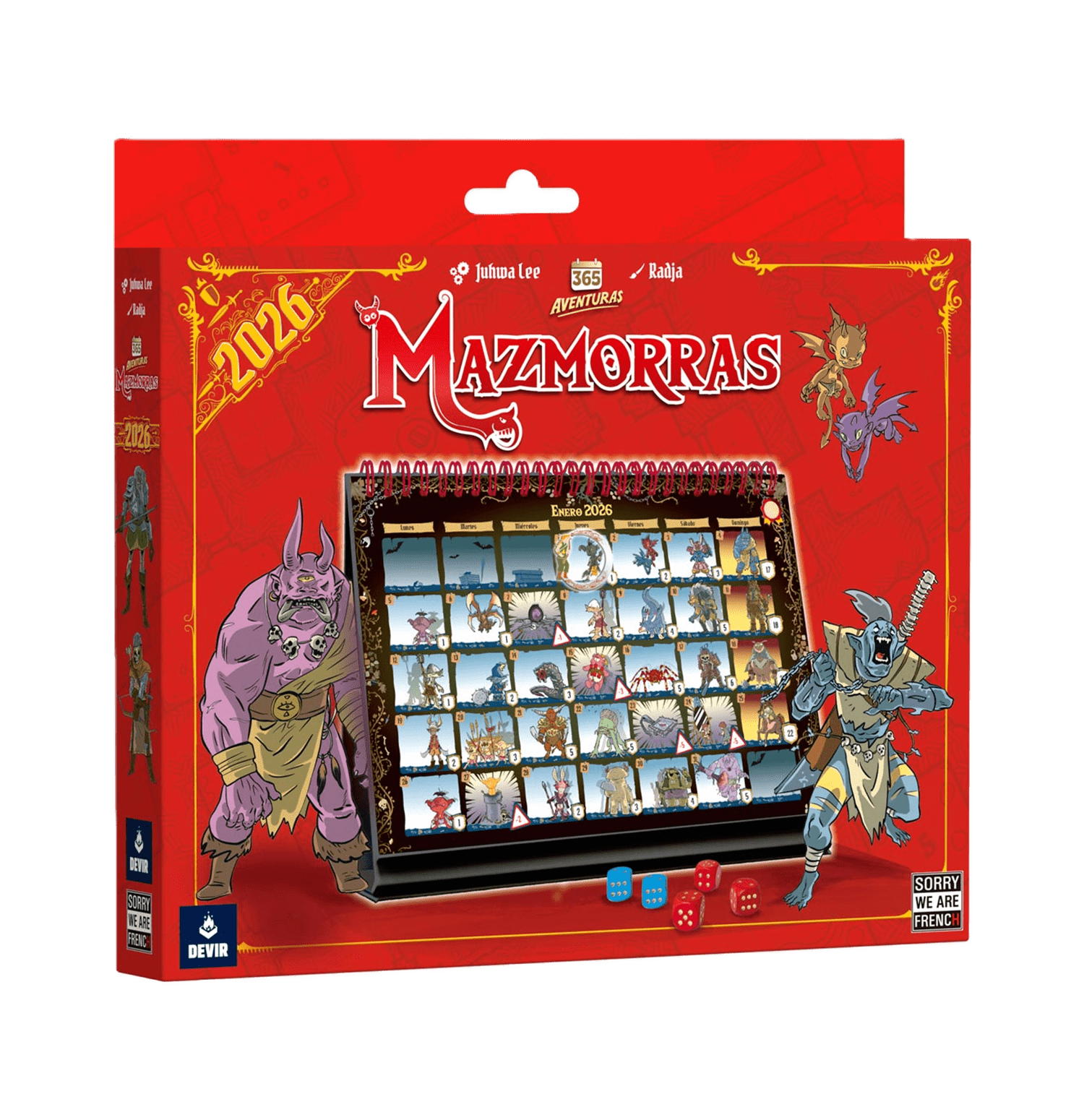 Juego de mesa "Calendario: 365 Adventures Dungeon"