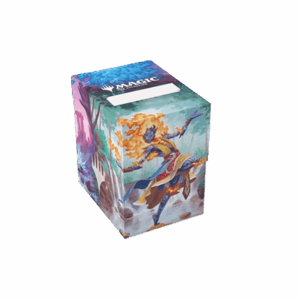 Caja para mazo de cartas "GG MTG Lorwyn Eclipsed Soft Dynacrate 100+ XL - Ashling, Rekindled/Ashling, Rimebound"