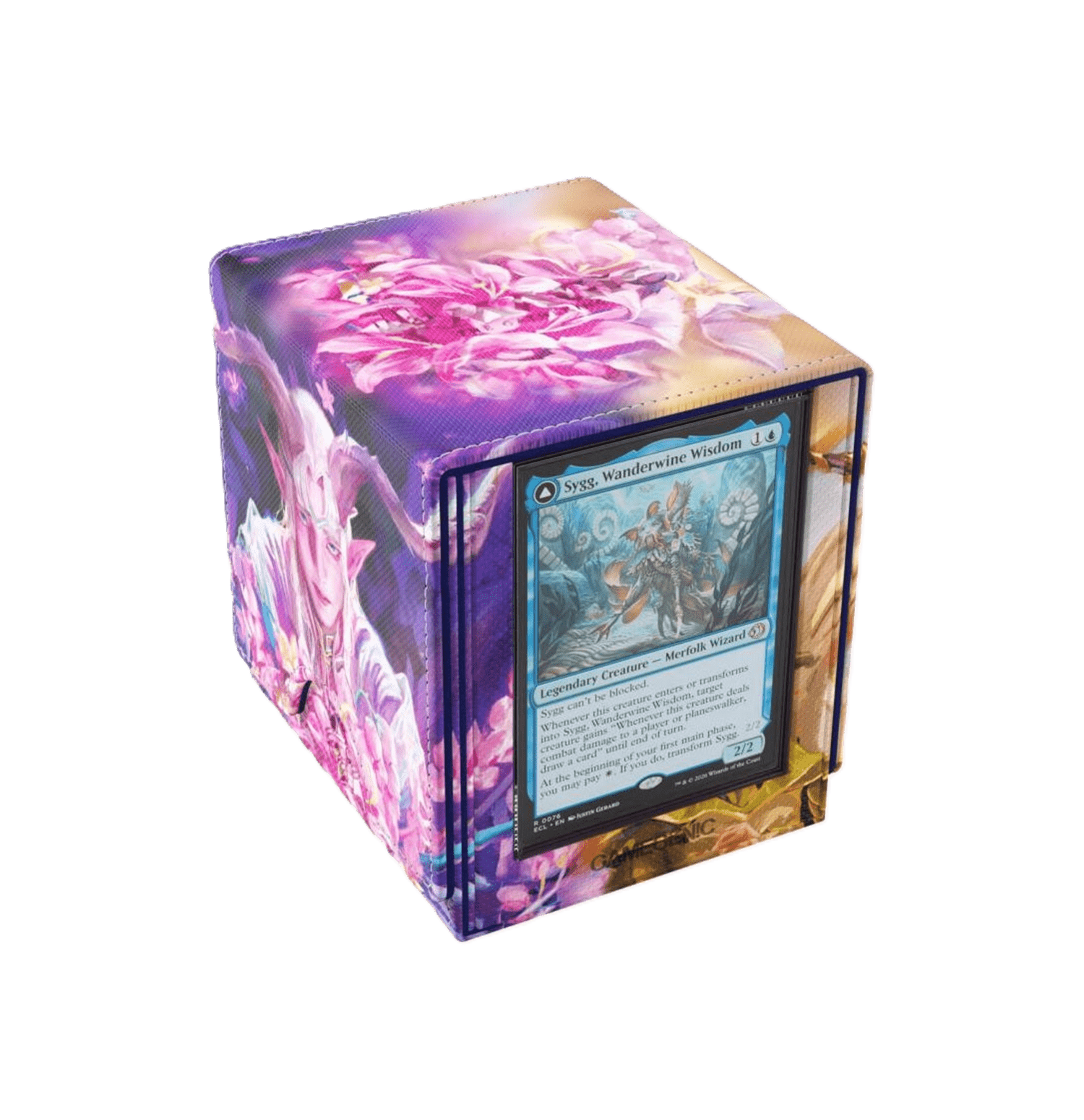 Caja para mazo de cartas "GG MTG Lorwyn Eclipsed Sidekick PRO 100+ XL - Morcants Loyalist/Dawnhand Eulogist"