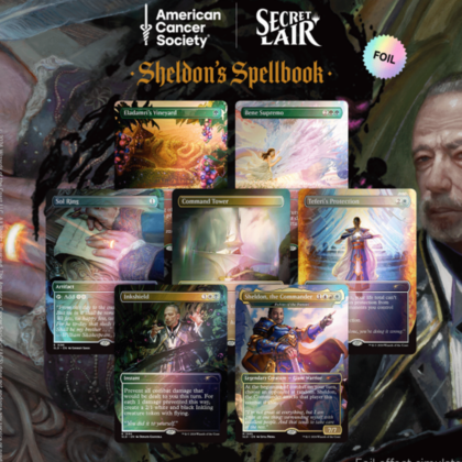 Pack de cartas "MTG Magic: Secret Lair Drop Series - Sheldon´s Spellbook - Rainbow Foil Edition"