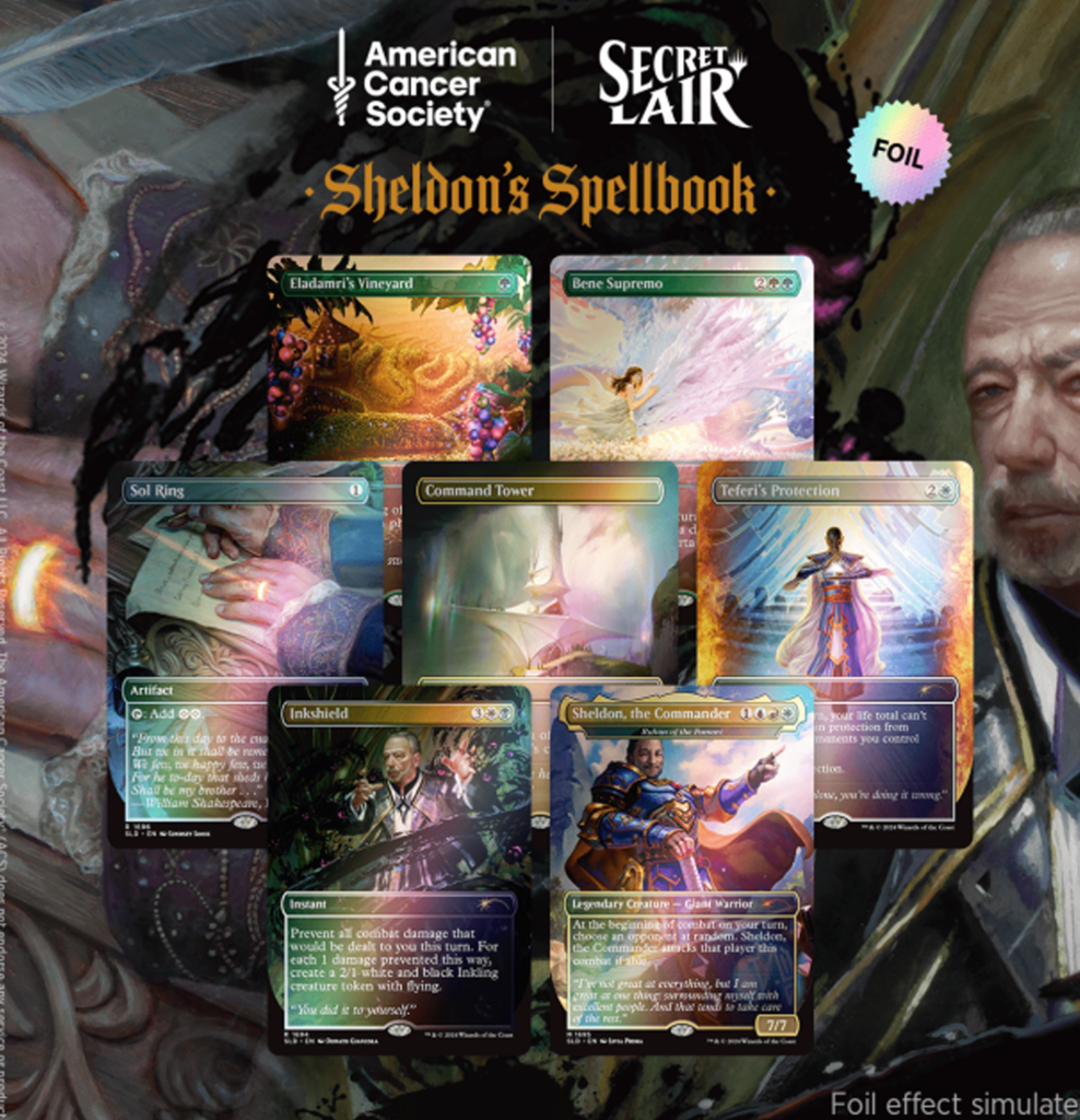 Pack de cartas "MTG Magic: Secret Lair Drop Series - Sheldon´s Spellbook - Rainbow Foil Edition"