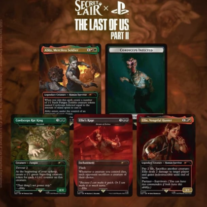 Pack de cartas especiales "MTG Magic: Secret Lair x The Last of Us - Part II"