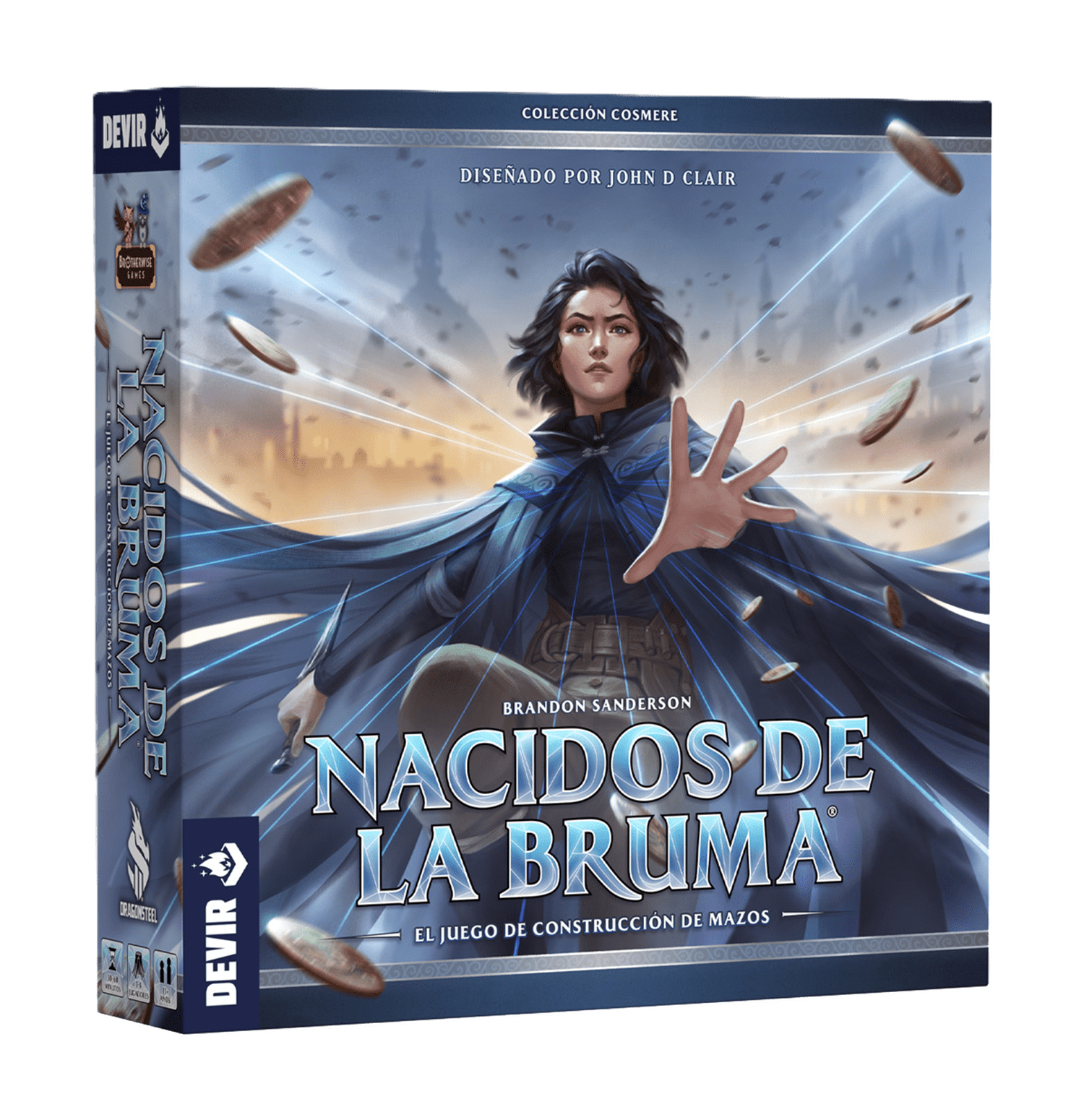 Juego de mesa "Nacidos de la Bruma: El Juego de Construcción de Mazos"