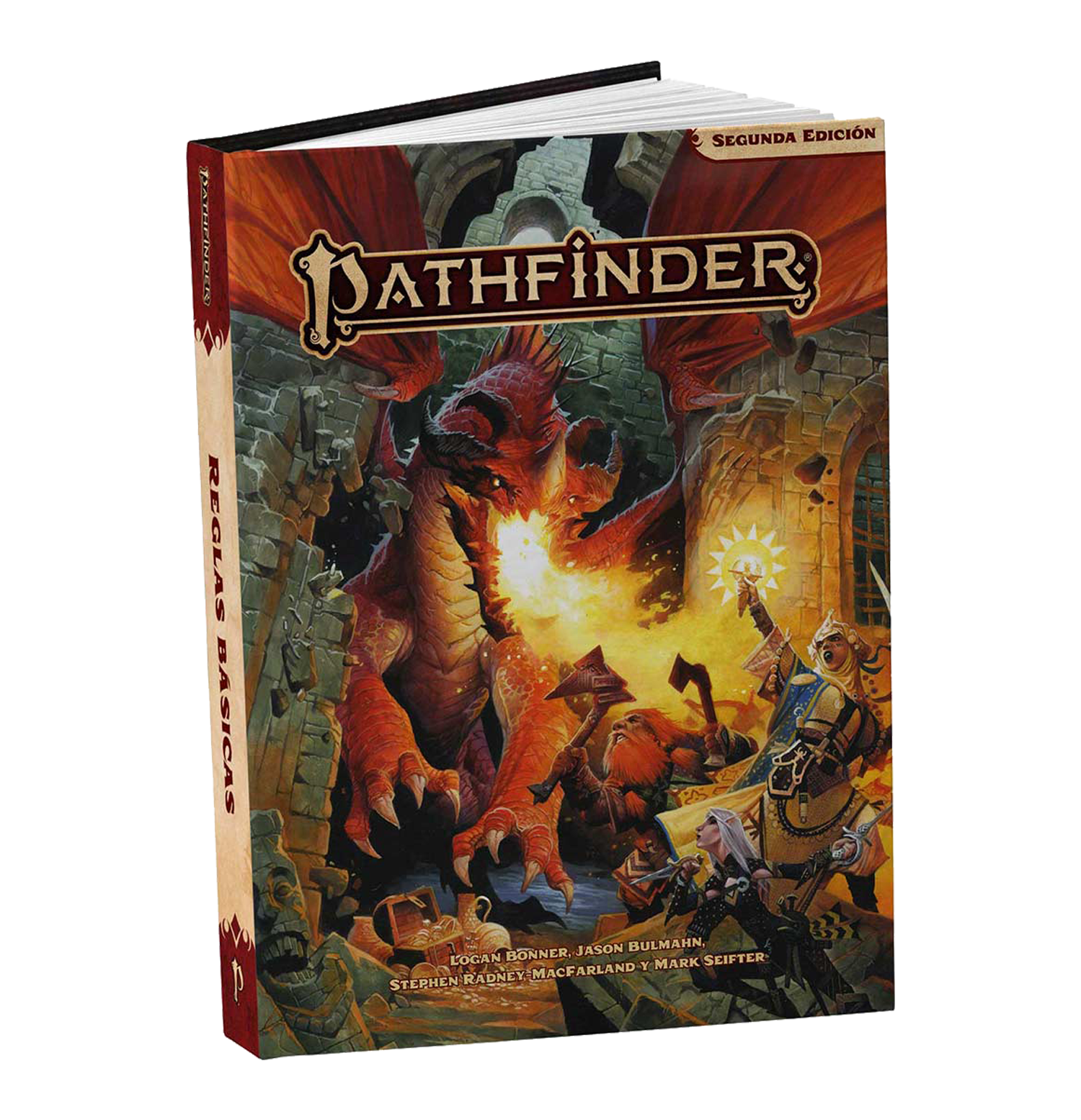 Libro para juego de rol "Pathfinder Segunda Edición - Reglas Básicas - Edición de bolsillo"