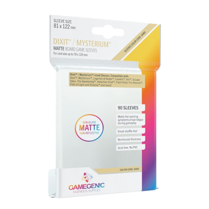 Fundas para cartas "Sleeves Gamegenic Matte Dixit / Mysterium - Pack 90"