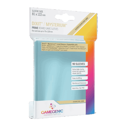 Pack de fundas para cartas "GG BGG Sleeves Prime Dixit Sleeves (90) 81 x122 mm Clear"