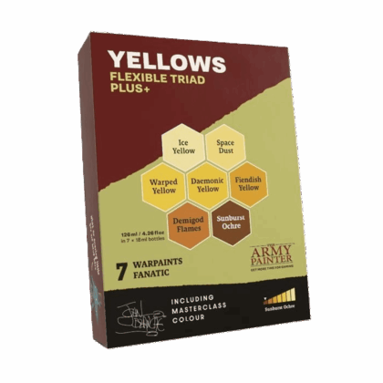 Pack de pinturas "The Army Painter: Warpaints Fanatic - Flexible Triad PLUS+: Yellows"
