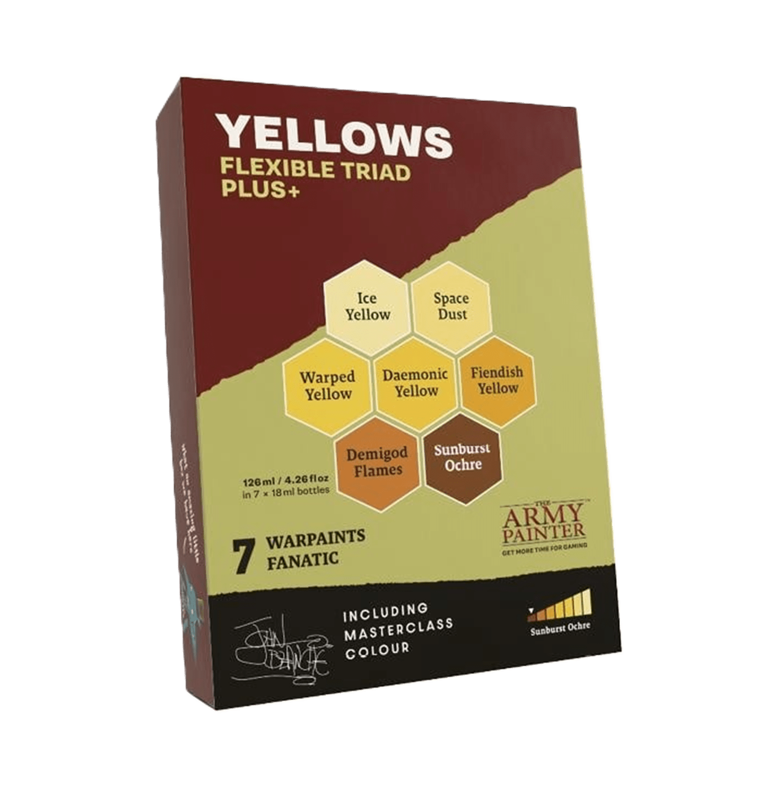 Pack de pinturas "The Army Painter: Warpaints Fanatic - Flexible Triad PLUS+: Yellows"
