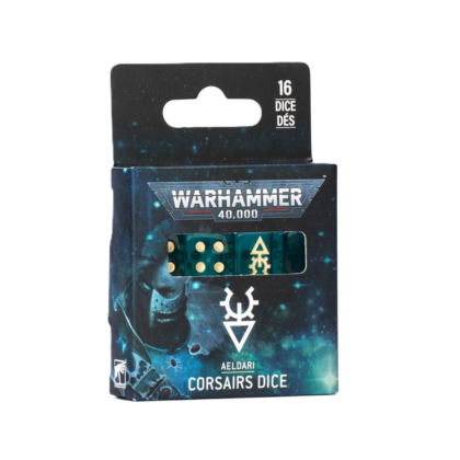 Set de dados "Warhammer 40000: Aeldari: Corsairs Dice"